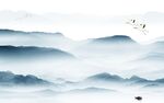 意境简约客厅山水 tif分层