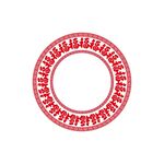 中式福字回纹圆框