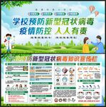 学校防疫展板
