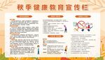 秋季健康教育宣传栏