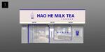 奶茶点门头立体效果图