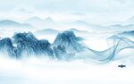 大气最新中式山水 tIf分层