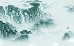 高清最新款山水画 tIf分层