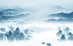 高清山水无框新画 TIf分层