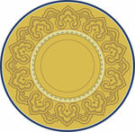 圆形花纹