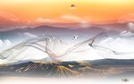 客厅意境高端山水 tIf分层
