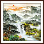 源远流长国画山水画