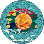新中式圆形装饰画