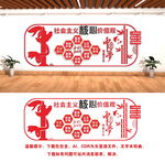 社会主义核心价值观文化墙