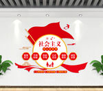 社会主义核心价值观文化墙