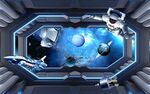 宇宙星球3D背景墙