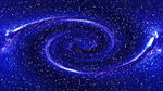 蓝色旋涡星空