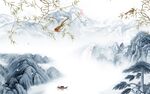 高清 意境中式山水 tif分层