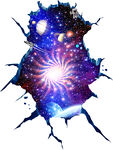 宇宙星空立体地画