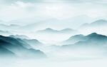 水墨现代风山水画 Tif分层