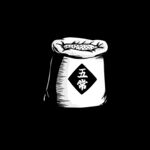 大米插画 五常大米
