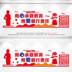  教师办公室文化墙