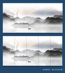 新中式水墨画