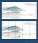 水墨山水抽象画