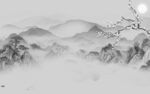 人气中式大气山水 Tif分层