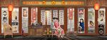 民国风老上海风情背景墙壁画 