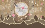 新中式背景墙
