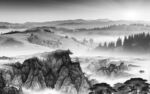 最新意境中式山水 Tif分层