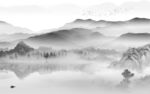 简约新山水灰色画 TIF分层