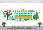 社会主义核心价值观校园文化墙