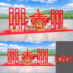 兔年美陈造型