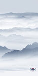 大气高档山水玄关 TiF分层