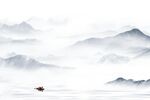 简约山水背景墙