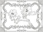 玉兰花背景墙