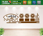 中医精气神文化墙