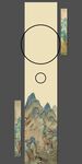 千里江山图实物画底图