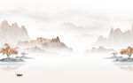 人气最新款山水画 tIf分层