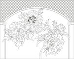 牡丹花装饰画