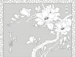 牡丹花玉兰花
