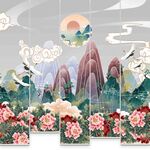 新中式垂帘门帘卷帘