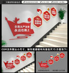 党建楼梯文化墙