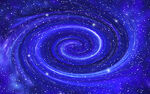 蓝色旋涡星空