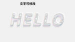 玻璃字体