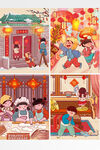 新年春节儿童小朋友民俗场景套图