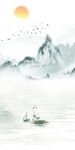 山水玄关画