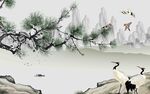 新中式背景墙