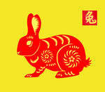 兔子剪纸