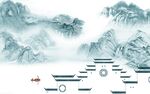 大气意境山水新画 tif分层