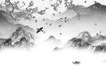 新中式爆款人气山水 Tif分层