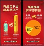 房产投资对比价值点海报