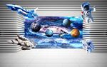 宇宙3D太空背景墙